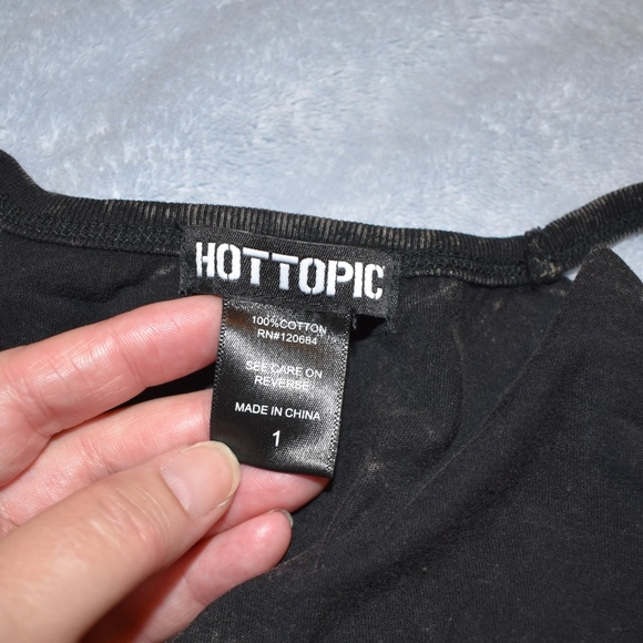 Hot Topic Alchemy Cold Shoulder Top NWOT - Picture 2 of 2